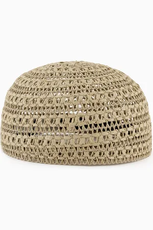 Giorgio Armani Bonnet en ruban tressé