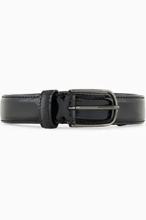 Emporio Armani Ceinture en cuir verni