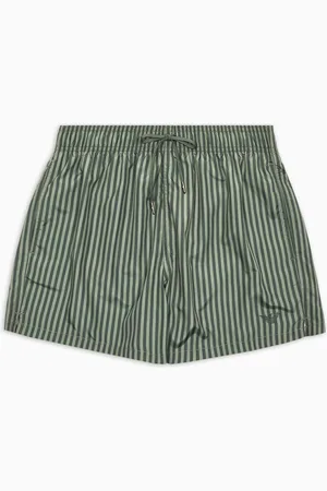 Emporio Armani Short de bain rayé bicolore