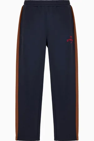 EA7 Pantalon Club House en interlock de coton stretch
