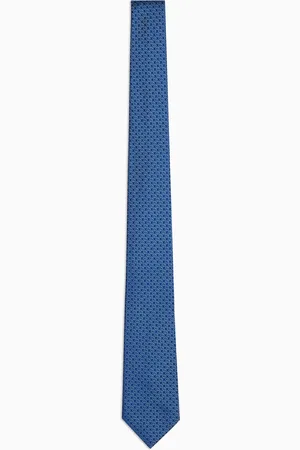 Giorgio Armani Cravate en soie avec jacquard monogramme