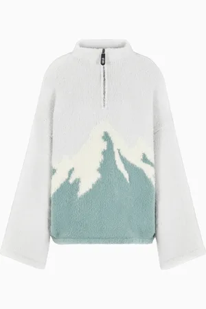 Giorgio Armani Pull en laine vierge mélangée jacquard Neve