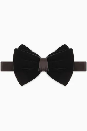 Giorgio Armani Nœud papillon en velours Giorgio