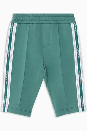 Emporio Armani Pantalon en jersey double avec bande logo ASV
