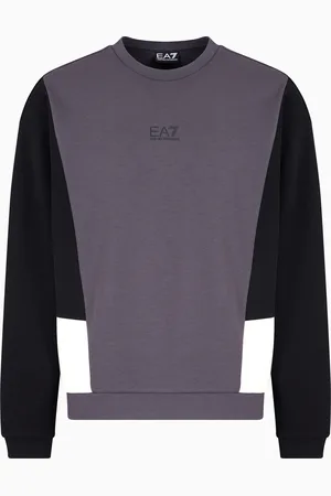 EA7 Sweat-shirt Summer Block en mélange de coton