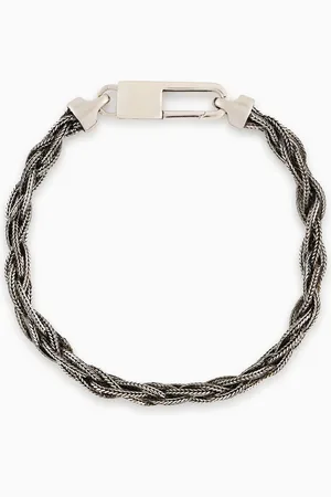 Giorgio Armani Bracelet tressé en sterling