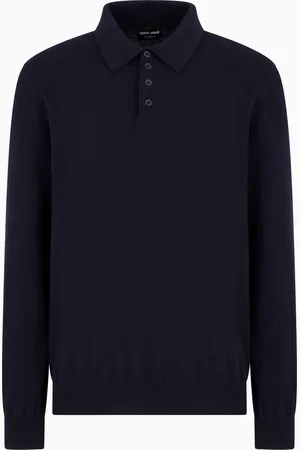 Giorgio Armani Polo à manches longues en cachemire
