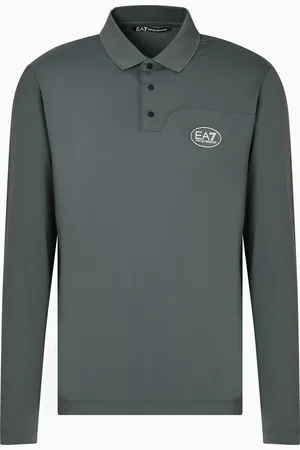 EA7 Polo à manches longues Golf Pro en tissu technique VENTUS7
