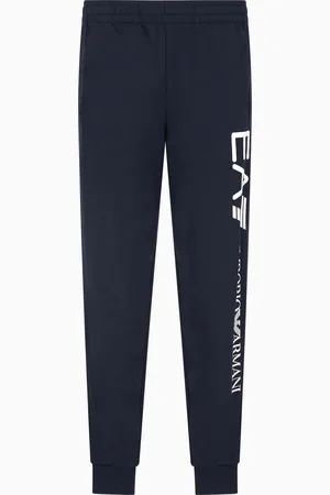 EA7 Pantalon de jogging Logo Series en coton