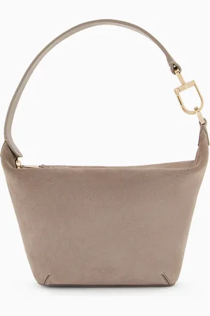 Giorgio Armani Petit sac hobo la Prima Soft en cuir suédé