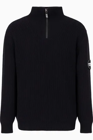 Giorgio Armani Pull à col roulé en laine et cachemire Neve