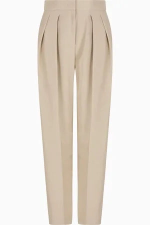 Giorgio Armani Pantalon à deux pinces en shantung de soie