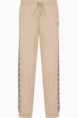 EA7 Pantalon de jogging Logo Series en mélange de coton