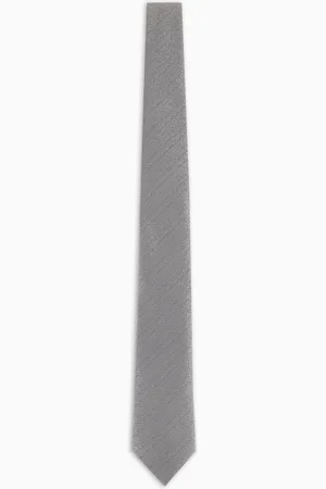 Emporio Armani Cravate en pure soie jacquard effet gaufré