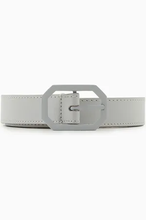 Emporio Armani Ceinture en cuir lisse