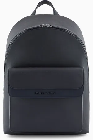 Emporio Armani Sac à dos en saffiano régénéré et nylon recyclé ASV