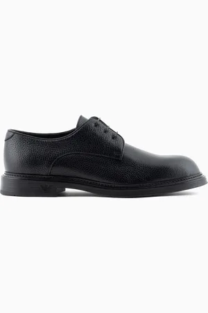 Emporio Armani Derbies en cuir grainé