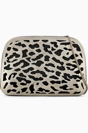 Giorgio Armani Pochette La Prima en satin et métal