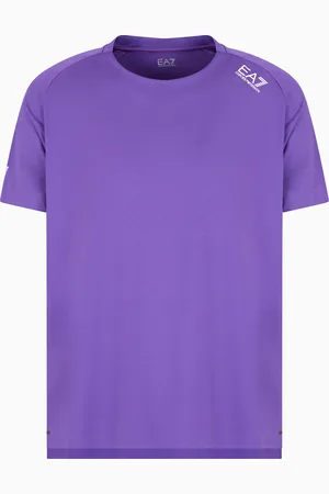 EA7 T-shirt ras-du-cou Dynamic Athlete en tissu technique VENTUS7