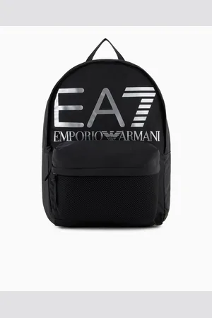 EA7 Sac à dos avec grand logo en tissu technique