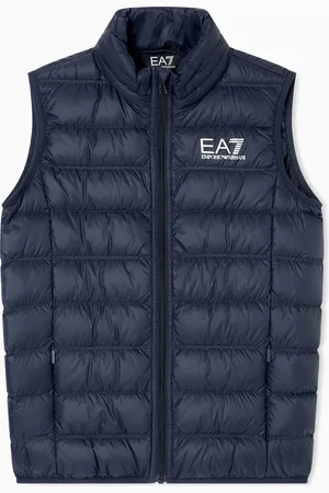EA7 Veste sans manches repliable rembourrée en plume Core Identity Boy