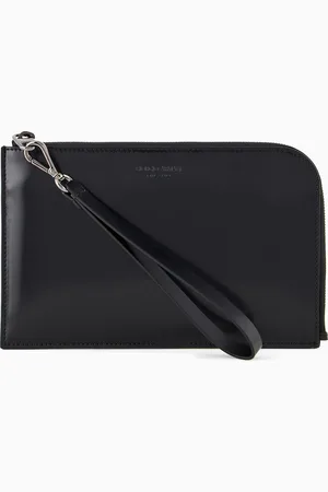 Giorgio Armani Pochette en cuir Giorgio’s