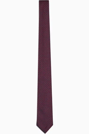 Giorgio Armani Cravate en soie avec jacquard monogramme