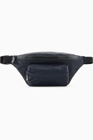 Emporio Armani Sac banane en nylon avec aigle all over