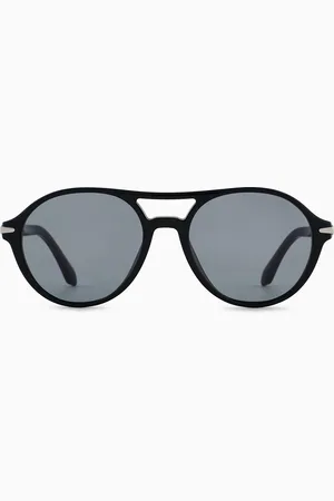 Giorgio Armani Lunettes de soleil rondes homme