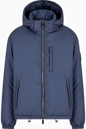 Giorgio Armani Blouson à capuche garni en plumes d’oie ASV