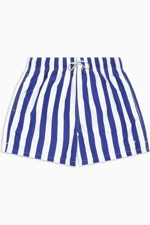 Emporio Armani Short de bain à motif rayé bicolore