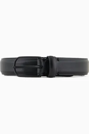 Emporio Armani Ceinture en cuir grainé