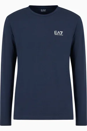 EA7 T-shirt à manches longues Core Identity en coton
