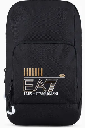 EA7 Grand sac bandoulière Train Core en tissu recyclé ASV