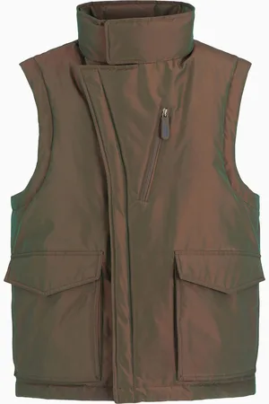Giorgio Armani Gilet matelassé en tissu irisé Neve