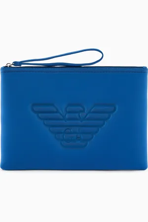 Emporio Armani Pochette de plage avec grand aigle Essential