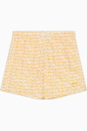 Emporio Armani Short de bain avec petit logo all over