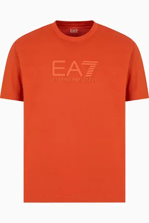 EA7 T-shirt ras-du-cou Visibility en coton