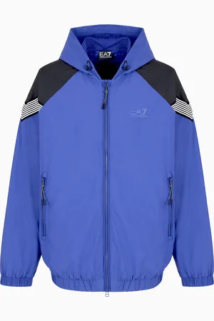 EA7 Veste à capuche 7 Lines en nylon