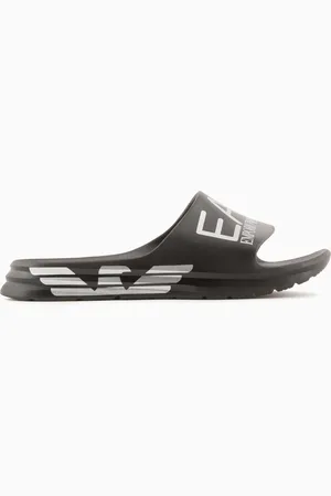EA7 Claquettes Crusher Distance avec grand logo
