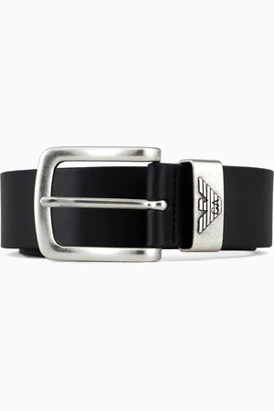 Emporio Armani Ceinture en cuir avec boucle logotypée