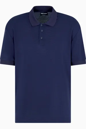 Giorgio Armani Polo en viscose brodée