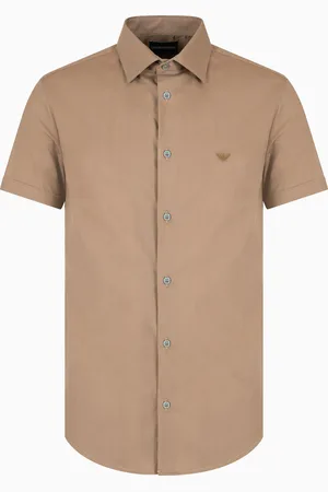 Emporio Armani Chemise à manches courtes en mélange nylon stretch