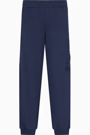 EA7 Pantalon de jogging Logo Series en coton biologique