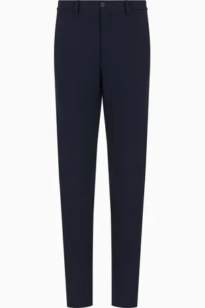 Giorgio Armani Pantalon en toile de laine bistretch