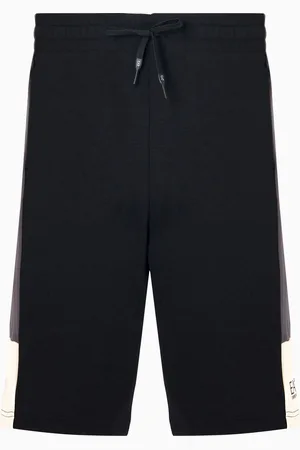EA7 Bermuda Summer Block en mélange de coton