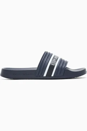 Emporio Armani Mules en PVC avec bande logo