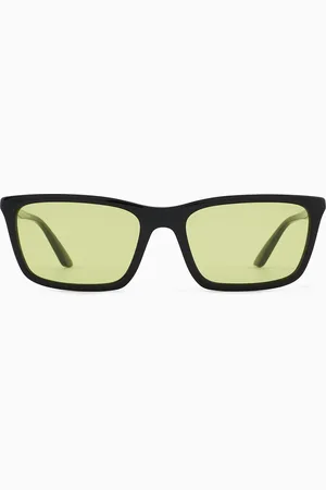 Emporio Armani Lunettes de soleil pour femme de forme rectangulaire
