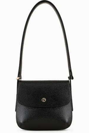 Giorgio Armani La Prima en cuir verni effet grain de riz