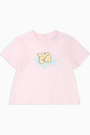 Emporio Armani T-shirt en jersey logo EA dessin animé ASV